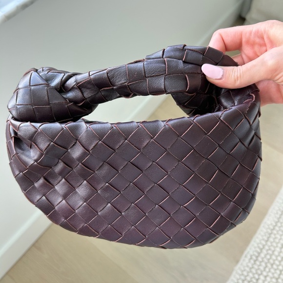 Bottega Veneta Mini Jodie - Burgundy Leather - Picture 4 of 8